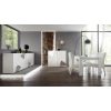 Giulia 4 Door White Gloss Sideboard with Mirrors - Image 6