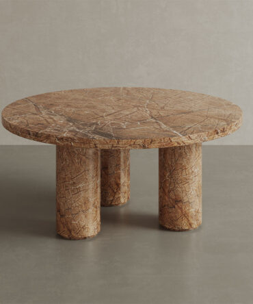 Casoli Marble Coffee Table, Mocha