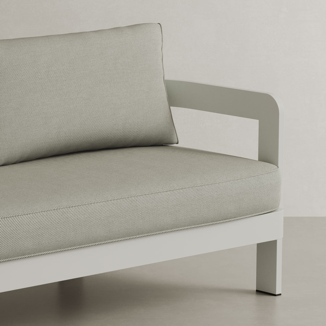 N3 Stone Three Seater Sofa Sage Twill - Image 2