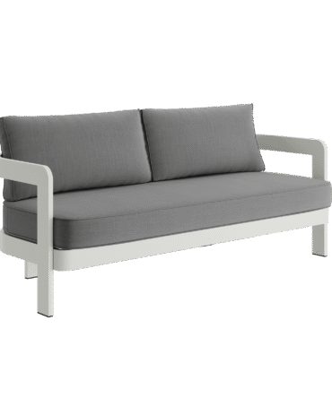 N3 Stone Three Seater Sofa Smoke Weave